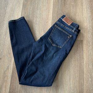 Women’s Lowrise Madewell Skinny Skinny Dark Wash Jean •‎ size 26